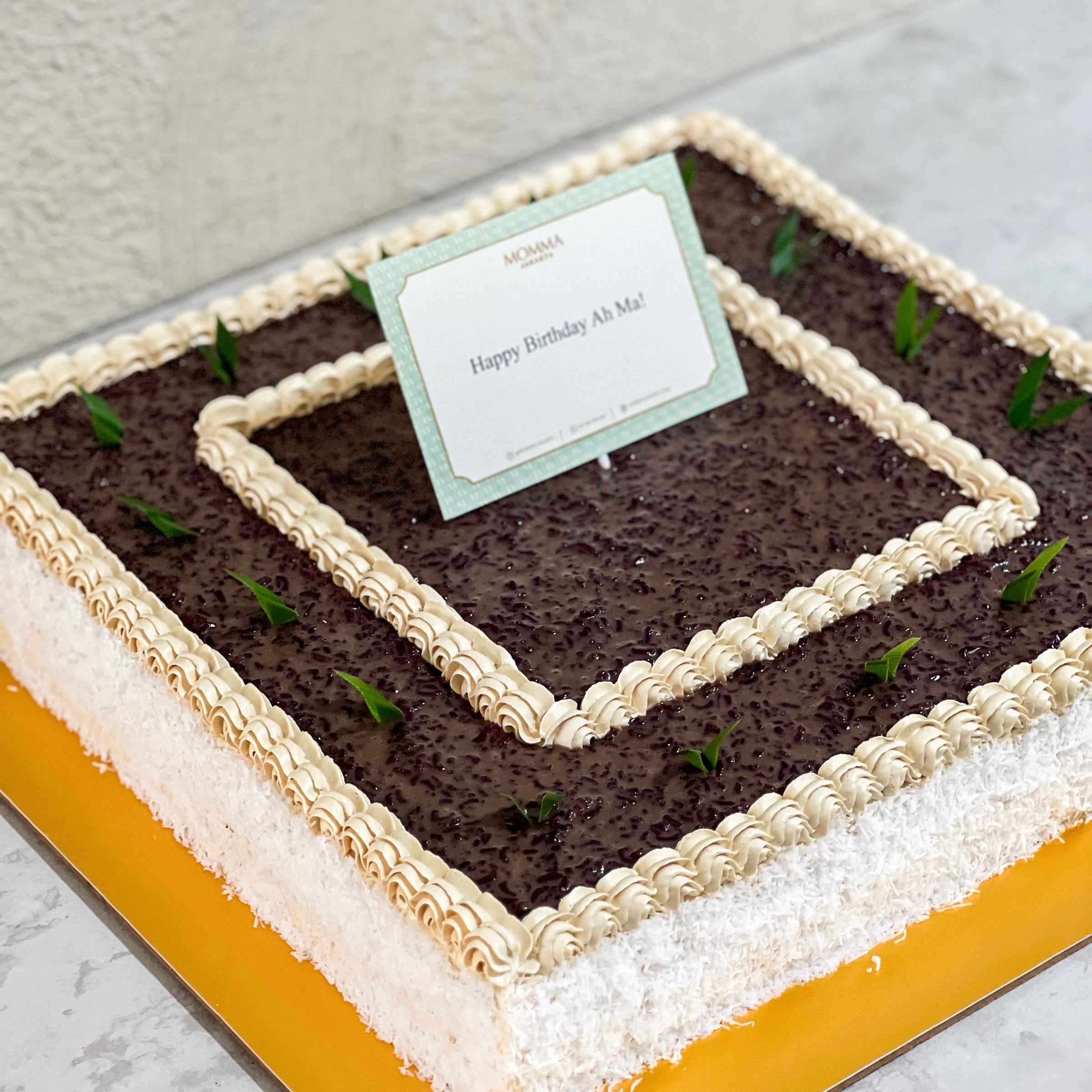 新品 A'ONE GS BIRTHDAY CAKE 24cm JUMBO CAKE (40x40cm) | Momma Jakarta