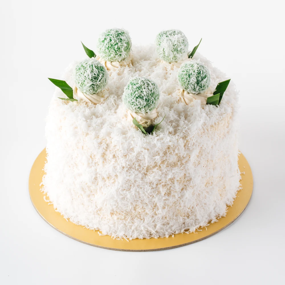 Klepon Cake by Momma Jakarta — Pandan · Gula Melaka · Coconut